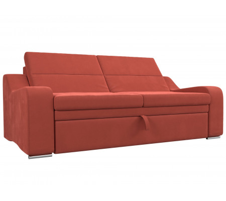 Прямой диван Медиус, Микровельвет, Модель 107059