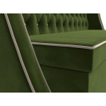 Кухонный прямой диван Лофт Зеленый