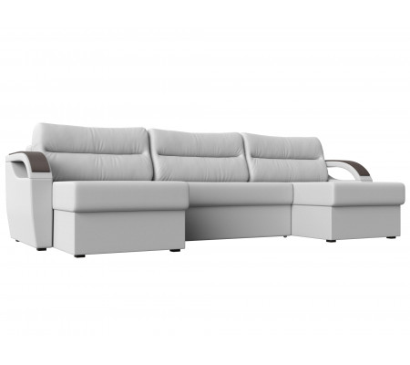 П-образный диван Форсайт, Экокожа, Модель 100836