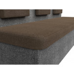 Кухонный прямой диван Маккон 3-х местный, Рогожка, модель 109234