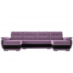 П-образный диван Нэстор, Микровельвет, Модель 109944