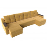 П-образный диван Сенатор, Микровельвет, Модель 112401