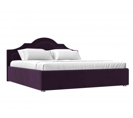 Интерьерная кровать Афина 160, Велюр, Модель 113938