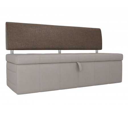 Кухонный прямой диван Стоун, Рогожка, Модель 107253