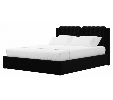 Интерьерная кровать Камилла, Велюр, Модель 101306