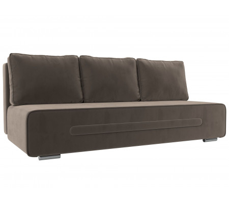 Прямой диван Приам, Велюр, Модель 118670