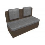 Кухонный прямой диван Маккон 2-х местный, Рогожка, модель 109204