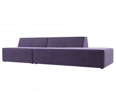 Прямой модульный диван Монс Модерн правый, Велюр, Модель 119456