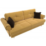 Прямой диван Сплин, Микровельвет, модель 109651