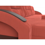 П-образный диван Канзас, Микровельвет, Модель 110261