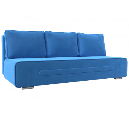 Прямой диван Приам, Велюр, Модель 118668