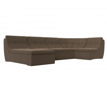 П-образный модульный диван Холидей, Рогожка, Модель 101859
