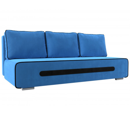Прямой диван Приам, Велюр, Модель 107396