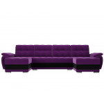 П-образный диван Нэстор, Микровельвет, Модель 109942