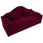 Прямой диван софа Сойер, Микровельвет, модель 109449