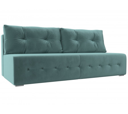 Прямой диван Лондон, Велюр, Модель 100639