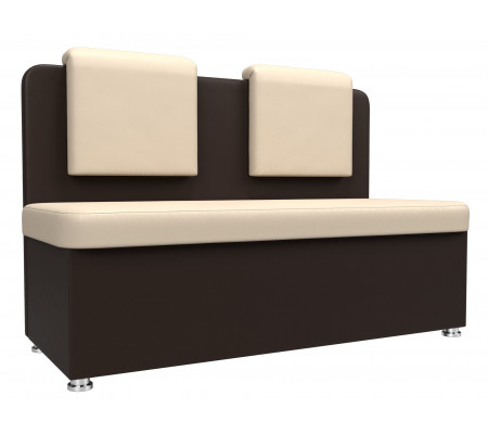 Кухонный прямой диван Маккон 2-х местный, Экокожа, Модель 101359