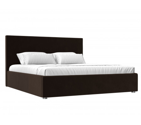 Интерьерная кровать Кариба 180, Микровельвет, Модель 108326