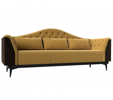 Прямой диван Флорида, Микровельвет, Модель 112353