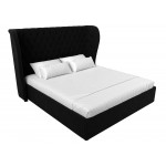 Интерьерная кровать Далия 200, Микровельвет, модель 108370