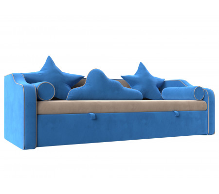 Детский диван-кровать Рико, Велюр, Модель 107340