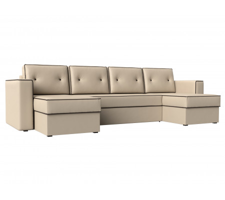 П-образный диван Принстон, Экокожа, Модель 100060
