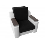 Кресло-кровать Сенатор 80 Черный\Белый
