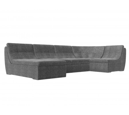 П-образный модульный диван Холидей, Рогожка, Модель 101860