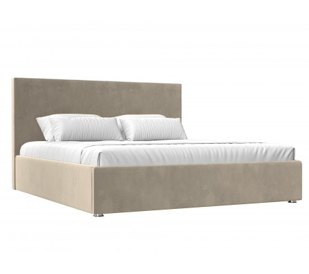 Интерьерная кровать Кариба 200, Микровельвет, Модель 108385