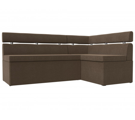 Кухонный угловой диван Классик правый угол, Рогожка, Модель 117995