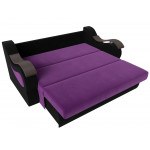 Прямой диван Меркурий 140 Фиолетовый\Черный