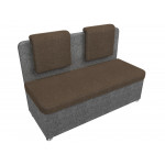 Кухонный прямой диван Маккон 2-х местный, Рогожка, модель 109202
