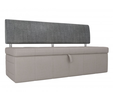 Кухонный прямой диван Стоун, Рогожка, Модель 107254