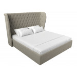 Интерьерная кровать Далия 200, Рогожка, Модель 114145
