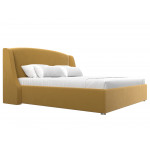 Интерьерная кровать Лотос 160, Микровельвет, Модель 114000