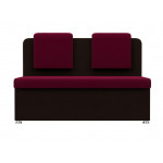 Кухонный прямой диван Маккон 2-х местный, Микровельвет, модель 109194