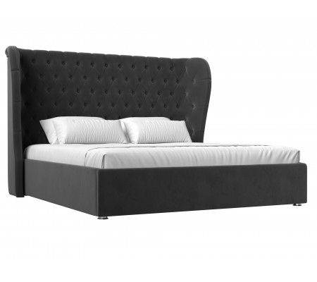 Интерьерная кровать Далия 200, Велюр, Модель 108375
