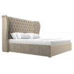 Интерьерная кровать Далия 180, Микровельвет, модель 108309