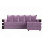 Угловой диван Венеция, Микровельвет, модель 108440