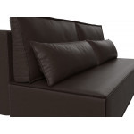 Прямой диван Фабио Лайт, Экокожа, Модель 114475