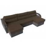П-образный диван Форсайт, Рогожка, Модель 111744
