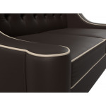 Прямой диван Бронкс, Экокожа, Модель 114585