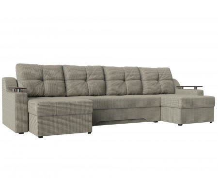 П-образный диван Сенатор, Рогожка, Модель 112419