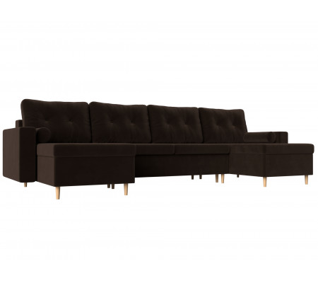П-образный диван Белфаст, Микровельвет, Модель 31559