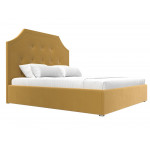 Интерьерная кровать Кантри 160, Микровельвет, Модель 115030