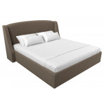 Интерьерная кровать Лотос 160, Рогожка, Модель 114007