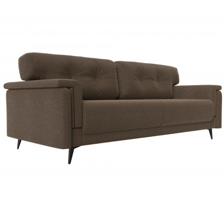 Прямой диван Оксфорд, Рогожка, Модель 116858