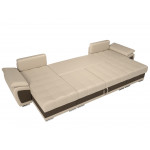 П-образный диван Нэстор, Экокожа, рогожка, Модель 109951