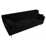 Прямой диван Брайтон 3, Велюр, модель 109155