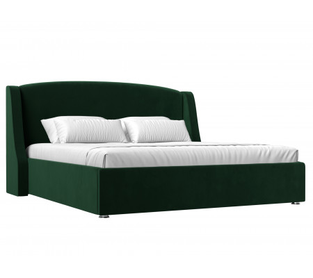 Интерьерная кровать Лотос 160, Велюр, Модель 101110
